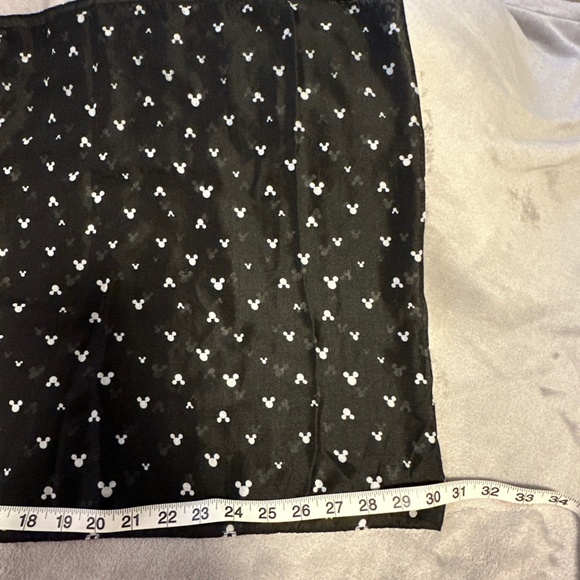 Disney Mickey Mouse Head Infinity Scarf Black White Sheer Light Disneybound - Picture 2 of 9